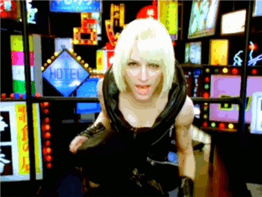 Artiesten Madonna Gifs relaxed zwart en wit truth or dare 