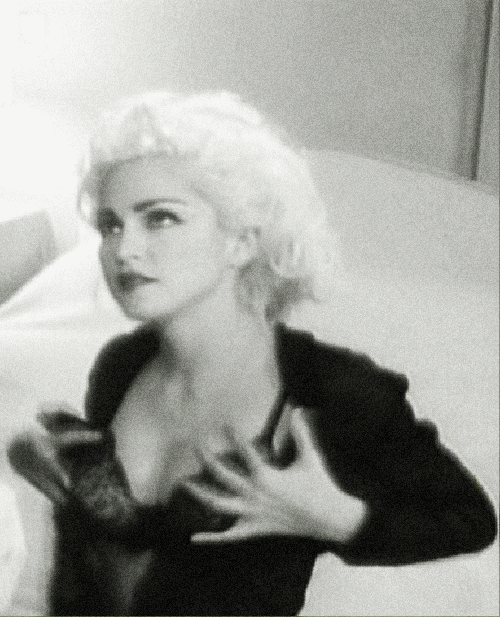 Artiesten Madonna Gifs relaxed zwart en wit truth or dare 