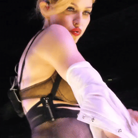Artiesten Madonna Gifs stoute meid David Fincher erotiek 