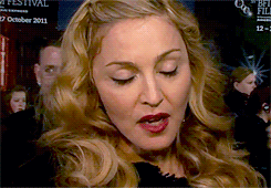 Madonna GIF. Artiesten Madonna Gifs Zwart en wit Het zingen Orgie Vergeef me 