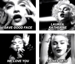 Madonna GIF. Artiesten Madonna Gifs Tand Beret 
