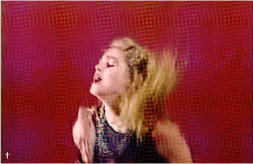 Artiesten Madonna Gifs 2012 wenk blond MDNA ruiten 