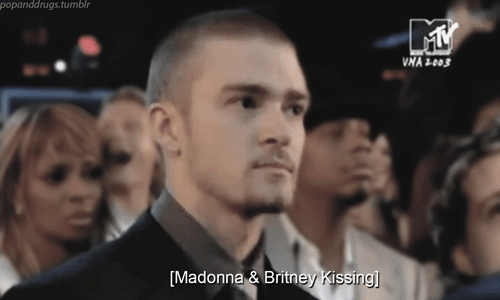 Artiesten Britney spears Justin timberlake Madonna Kus Gifs mtv 