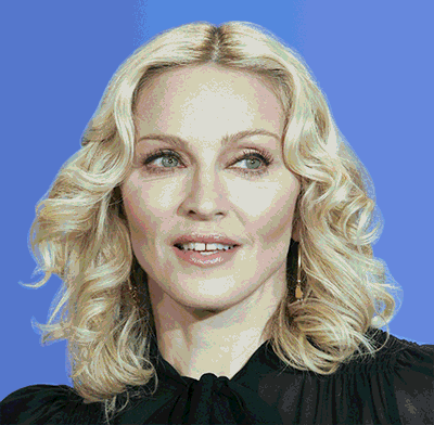 Artiesten Madonna Zonnebril Gifs &amp;#39;80 zwart en wit fotoshoot 