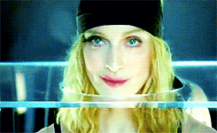 Madonna GIF. Artiesten Madonna Gifs Wenk Zwart en wit Music 