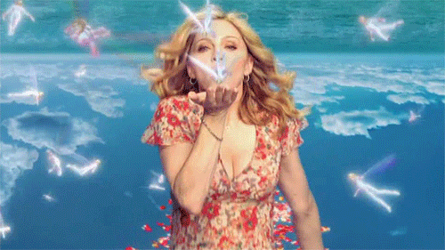Artiesten Roken Madonna Gifs glimlachen brunette sigaar letterman 