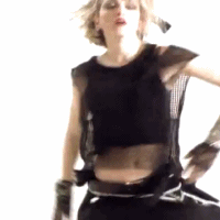 Madonna GIF. Artiesten Vogue Madonna Gifs Zwart en wit Muziekvideo Sla stellen 