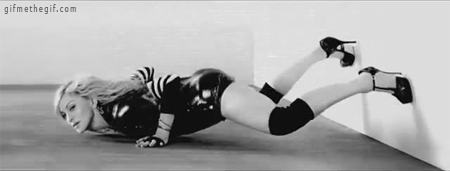 Artiesten Madonna Gifs animatie zwart en wit muziekvideo MDNA girl gone wild music 