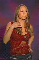 Mariah Carey GIF. Artiesten Voedsel Mariah carey Gifs 