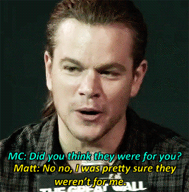 Matt Damon GIF. Gifs Filmsterren Matt damon Cops Martin scorsese The departed 