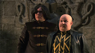 Matt Lucas GIF. Gifs Filmsterren Matt lucas Alex macqueen Krod mandoon en het vlammend zwaard van vuur Krod mandoon 