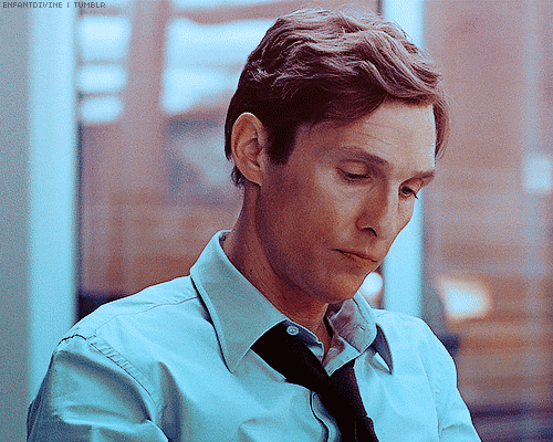 Matthew Mcconaughey GIF. Gifs Filmsterren Matthew mcconaughey M Gtkm True detective Roest cohle Tdedit 