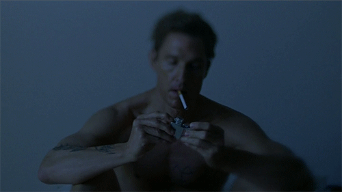 Matthew Mcconaughey GIF. Gifs Filmsterren Matthew mcconaughey True detective Roest cohle 