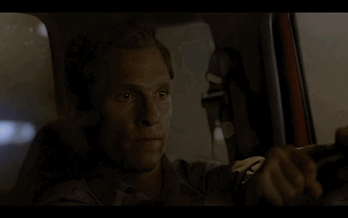 Matthew Mcconaughey GIF. Gifs Filmsterren Matthew mcconaughey True detective Roest cohle 