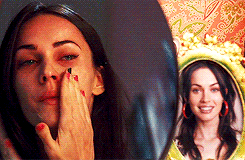 Megan Fox GIF. Gifs Filmsterren Megan fox Zwart en wit 