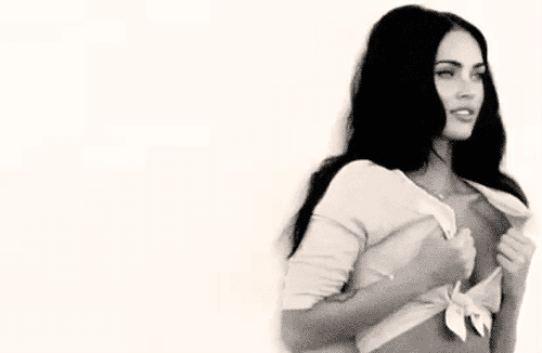 Megan Fox GIF. Gifs Filmsterren Megan fox Glimlach 