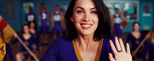 Megan Fox GIF. Gifs Filmsterren Megan fox Knipperen 