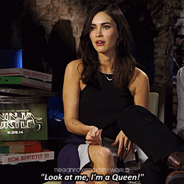 Megan Fox GIF. Gifs Filmsterren Megan fox Glimlach 