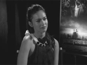 Megan Fox GIF. Bioscoop Transformers Gifs Filmsterren Megan fox 
