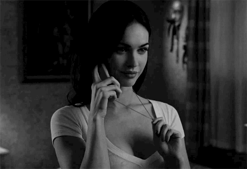 Megan Fox GIF. Gifs Filmsterren Megan fox Glimlach 