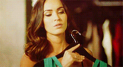 Megan Fox GIF. Gifs Filmsterren Megan fox Glimlach 