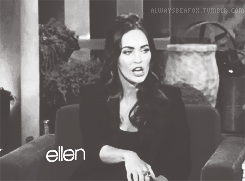 Megan Fox GIF. Beroemdheden Gifs Filmsterren Megan fox Heet 
