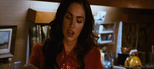 Megan Fox GIF. Beroemdheden Gifs Filmsterren Megan fox Heet 