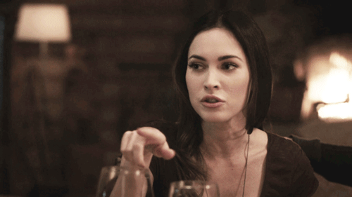 Megan Fox GIF. Gifs Filmsterren Megan fox Knipperen 