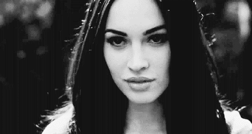 Megan Fox GIF. Beroemdheden Gifs Filmsterren Megan fox Mooi 
