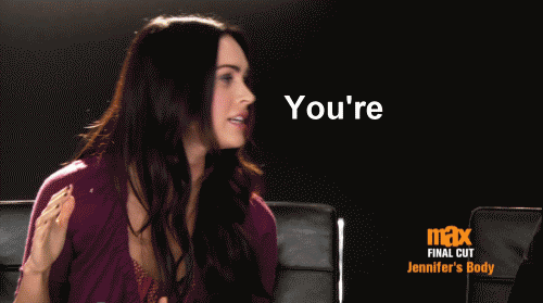 Megan Fox GIF. Gifs Filmsterren Megan fox Knipperen 