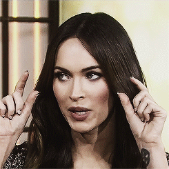 Megan Fox GIF. Gifs Filmsterren Megan fox Knipperen 