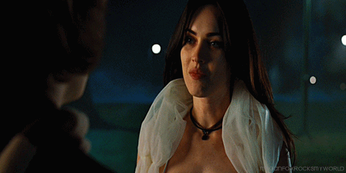 Megan Fox GIF. Gifs Filmsterren Megan fox Knipperen 