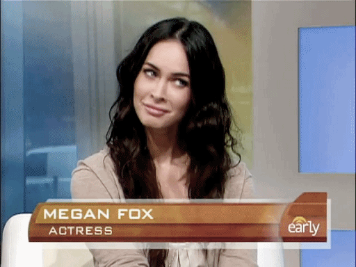Megan Fox GIF. Gifs Filmsterren Megan fox Megan fox gif 
