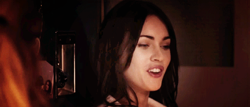 Megan Fox GIF. Beroemdheden Gifs Filmsterren Megan fox Heet 