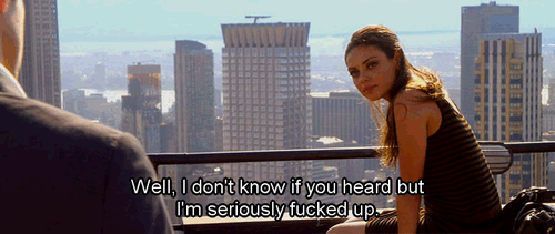 Mila Kunis GIF. Linda Gifs Filmsterren Mila kunis Diva Hete meisje 