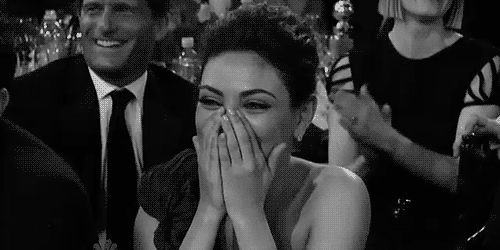 Mila Kunis GIF. Blij Gifs Filmsterren Mila kunis 