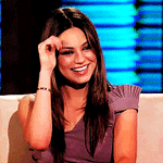 Mila Kunis GIF. Mila Gifs Filmsterren Mila kunis 