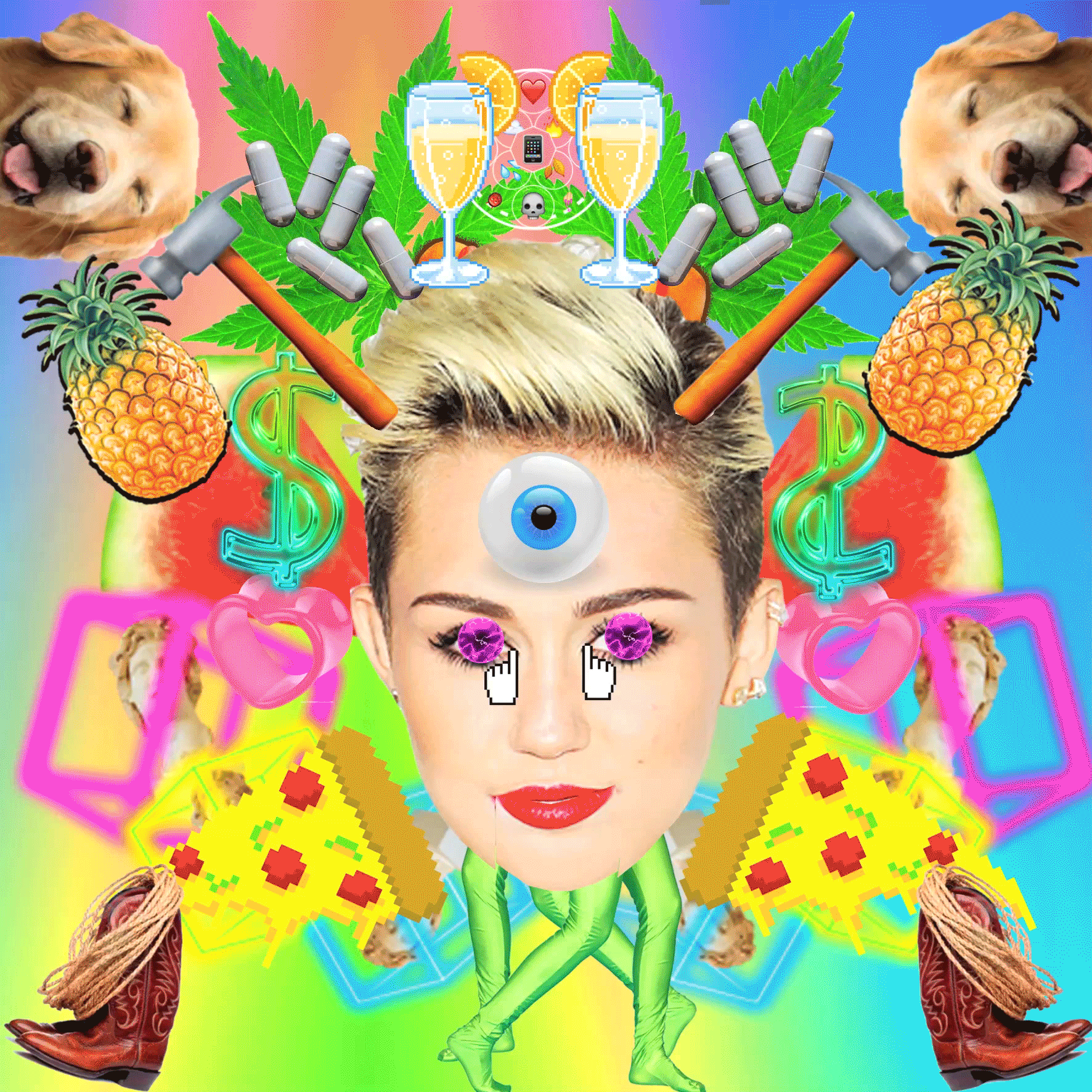Artiesten ellen Miley cyrus Gifs 