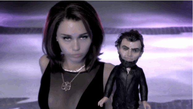 Artiesten Miley cyrus Tong Gifs 2013 griezelig likken vreemd snl 