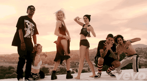 Artiesten Miley cyrus Gifs opgewonden gelukkig 
