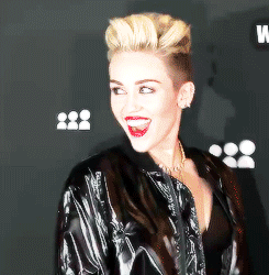 Miley Cyrus GIF. Artiesten Schattig Miley cyrus Gifs Zwart en wit 