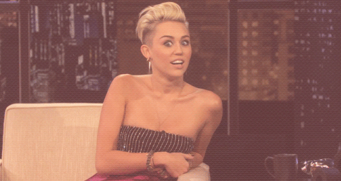 Artiesten Miley cyrus Gifs glimlach onhandig 