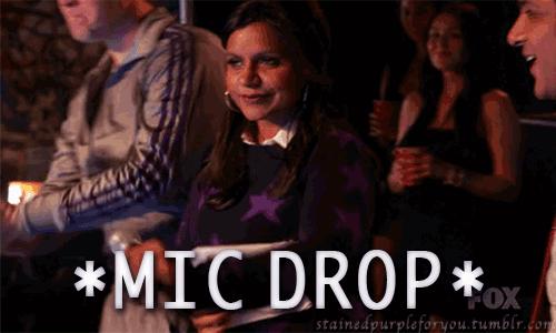 Mindy Kaling GIF. Gifs Filmsterren Mindy kaling Mic druppel The mindy project 