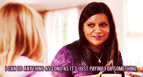 Mindy Kaling GIF. Tv Gifs Filmsterren Mindy kaling The mindy project Meisjes verbrijzeling 