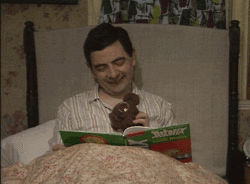 Mr Bean GIF. Films en series Mr bean Gifs Teddy Comedia 