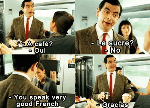 Grappig Bioscoop Films en series Mr Bean Frans Gifs luchthaven 