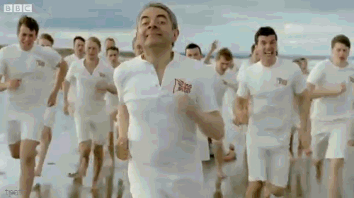 Olympische spelen Films en series Mr Bean Gifs Londen 2012 pingu&iuml;ns Chariots of Fire 