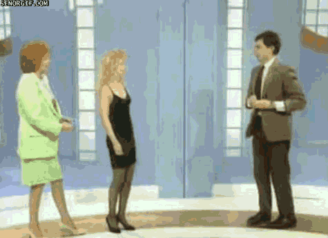 Grappig Dansen Films en series Mr Bean Gifs niet onder de indruk 