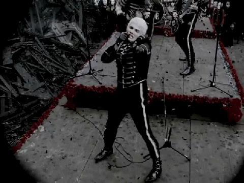 Artiesten My chemical romance Gifs welkom op de zwarte parade 