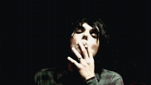 Artiesten Roken My chemical romance Sexy Gifs gerard manier 
